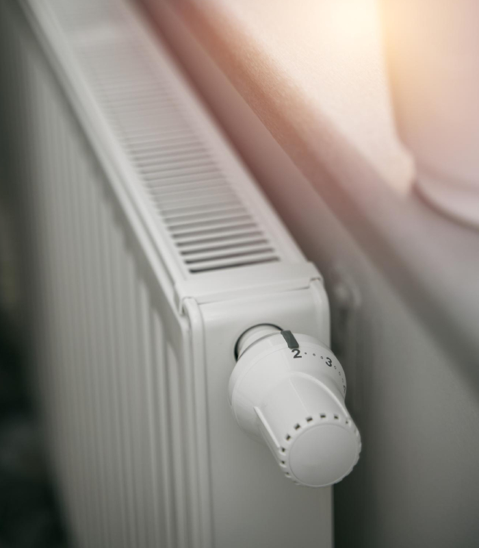Réglage de radiateur pour chauffage intérieur Radiateur intérieur avec thermostat pour installation et entretien de chauffage